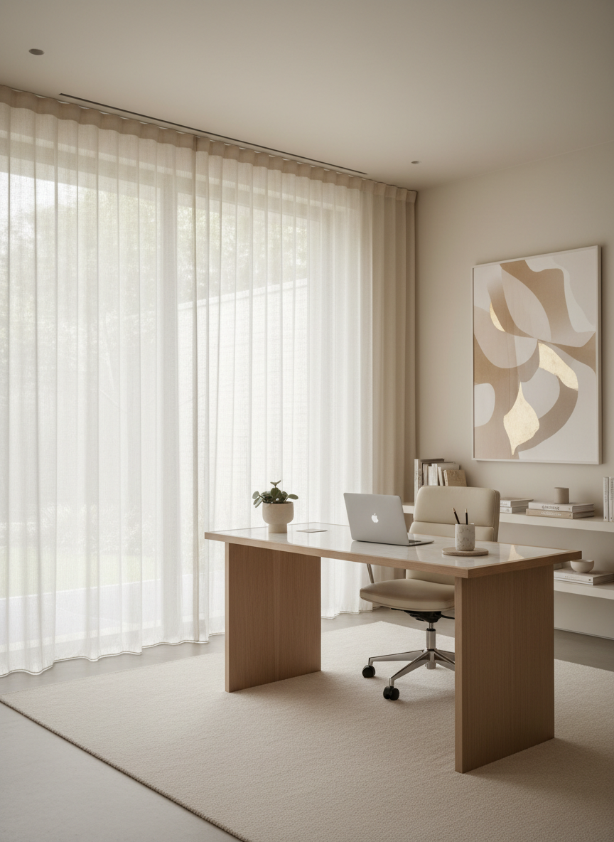 Cortinas para oficinas en Santiago — KROMA CORTINAS